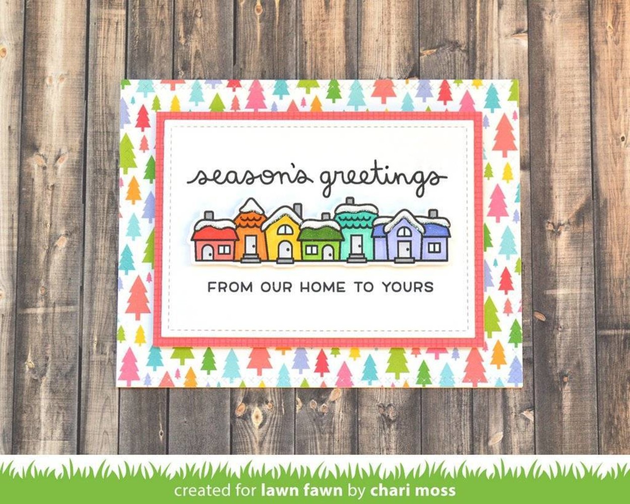 Lawn Fawn Winter Scripty Sentiments Clear Stamps (LF1773)