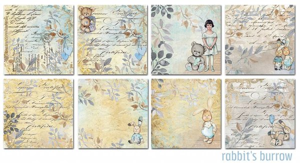 Decorer Rabbit's Burrow 6x6 Inch Paper Pack (C24-277)