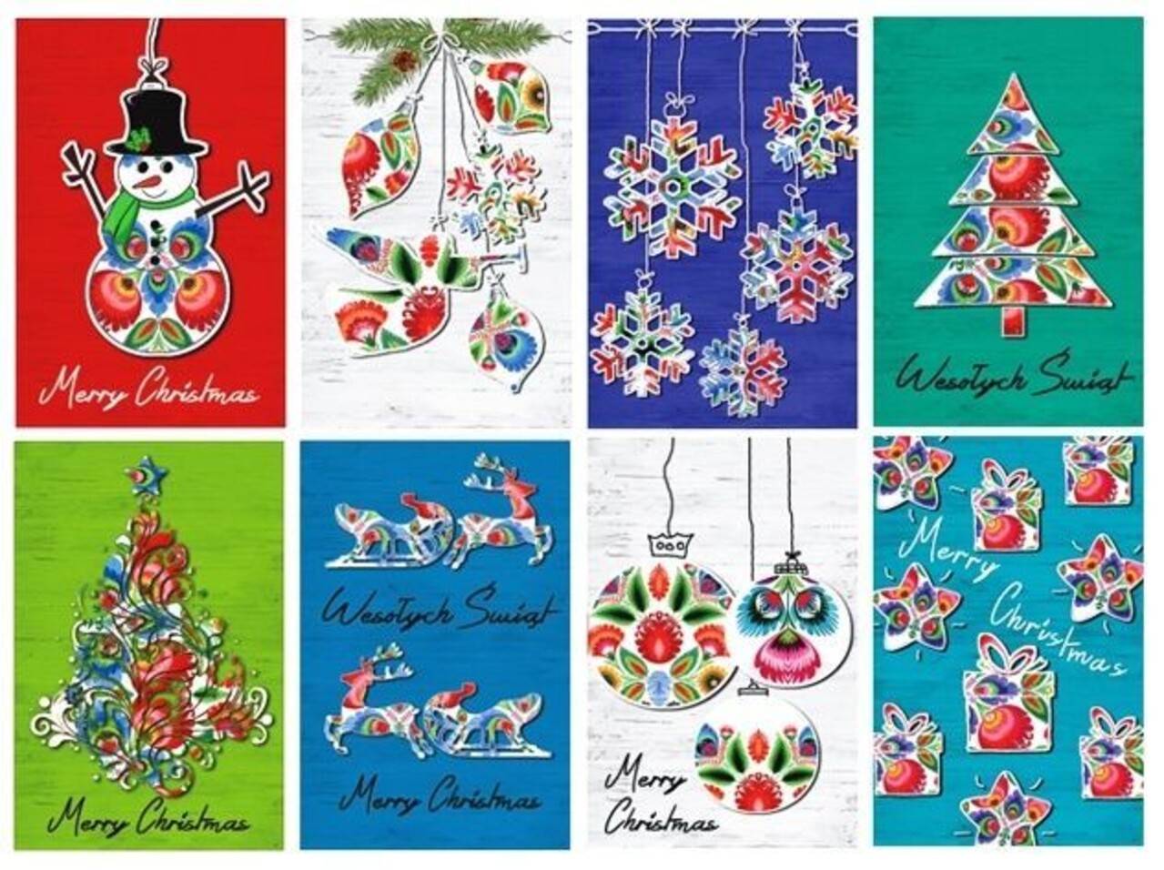 Decorer Christmas Folk Paper Pack (7x10,8cm) (M17) Decorer Christmas Folk Paper Pack (7x10,8cm) (M17)