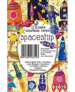 Decorer Spaceship Paper Pack (7x10,8cm) (M59)