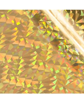 Couture Creations Heat Activated Foil Gold Iridescent Triangular Pattern (CO726063) Couture Creations Heat Activated Foil Gold Iridescent Triangular Pattern (CO726063)