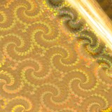 Couture Creations Heat Activated Foil Gold Iridescent Spiral Pattern (CO726071)