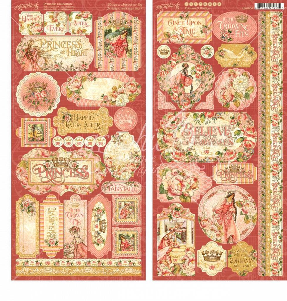 Graphic 45 Princess Stickers (4501804)