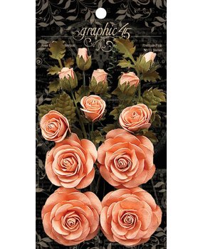Graphic 45 Precious Pink Linen Flowers (4501786)