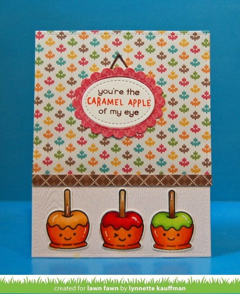 Lawn Fawn Caramel Apple Clear Stamps (LF1759) Lawn Fawn Caramel Apple Clear Stamps (LF1759)