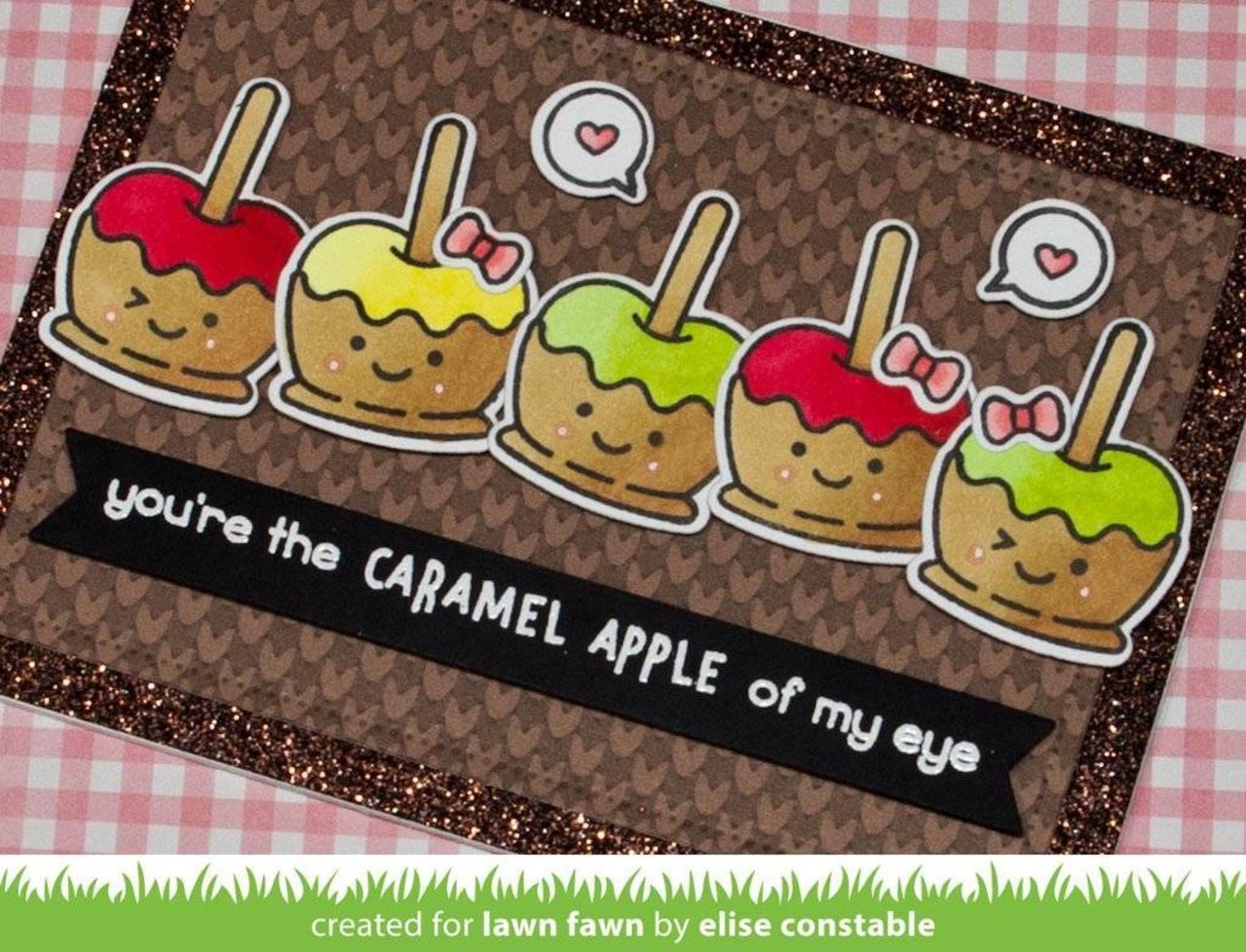 Lawn Fawn Caramel Apple Clear Stamps (LF1759) Lawn Fawn Caramel Apple Clear Stamps (LF1759)