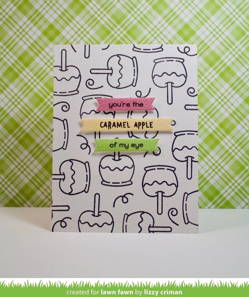 Lawn Fawn Caramel Apple Clear Stamps (LF1759) Lawn Fawn Caramel Apple Clear Stamps (LF1759)
