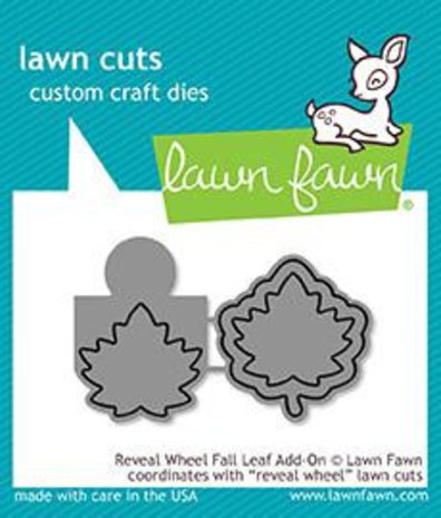 Lawn Fawn Reveal Wheel Fall Leaf Add-On Dies (LF1793)