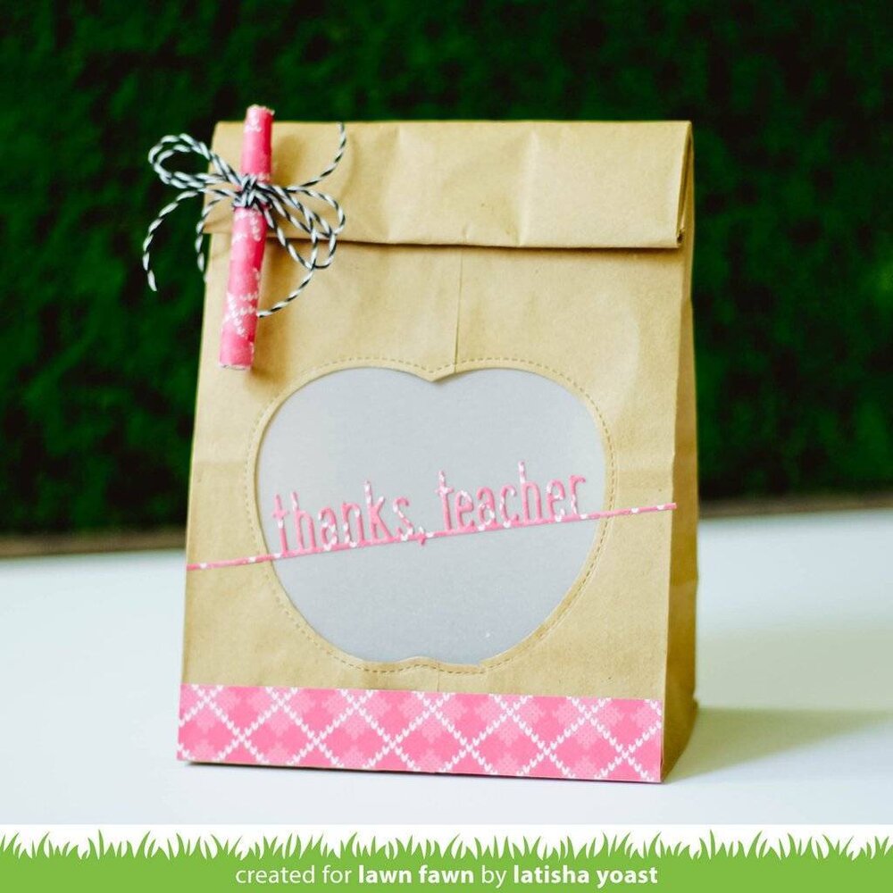 Lawn Fawn Thanks, Teacher Line Border Dies (LF1783) Lawn Fawn Thanks, Teacher Line Border Dies (LF1783)