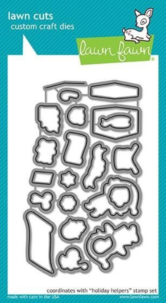 Lawn Fawn Holiday Helpers Dies (LF1768) Lawn Fawn Holiday Helpers Dies (LF1768)
