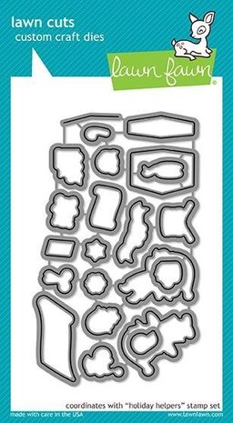 Lawn Fawn Holiday Helpers Dies (LF1768) Lawn Fawn Holiday Helpers Dies (LF1768)