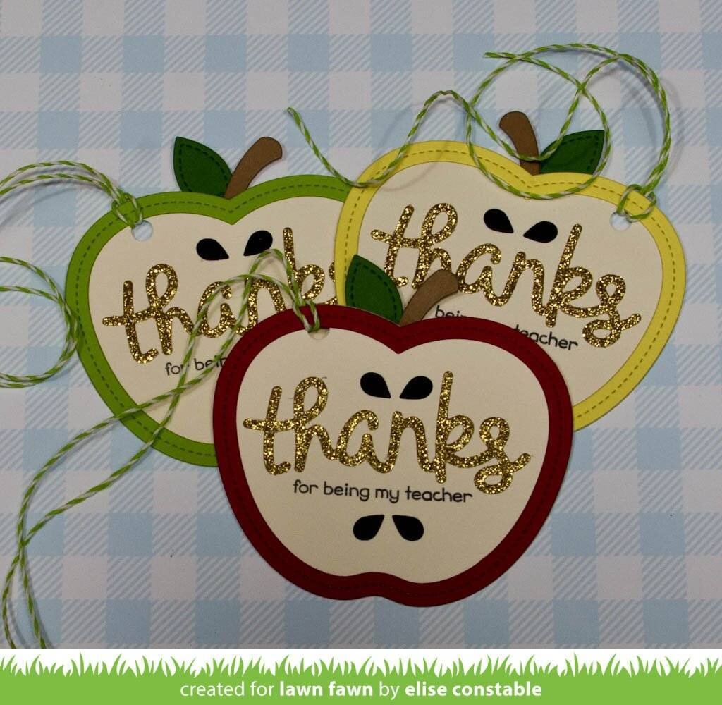 Lawn Fawn Outside In Stitched Apple Stackables Dies (LF1795) Lawn Fawn Outside In Stitched Apple Stackables Dies (LF1795)