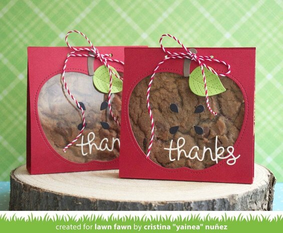 Lawn Fawn Outside In Stitched Apple Stackables Dies (LF1795) Lawn Fawn Outside In Stitched Apple Stackables Dies (LF1795)