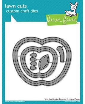 Lawn Fawn Stitched Apple Frames Dies (LF1796)