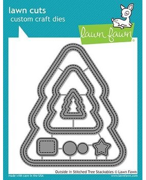 Lawn Fawn Outside In Stitched Christmas Tree Stackables Dies (LF1797) Lawn Fawn Outside In Stitched Christmas Tree Stackables Dies (LF1797)