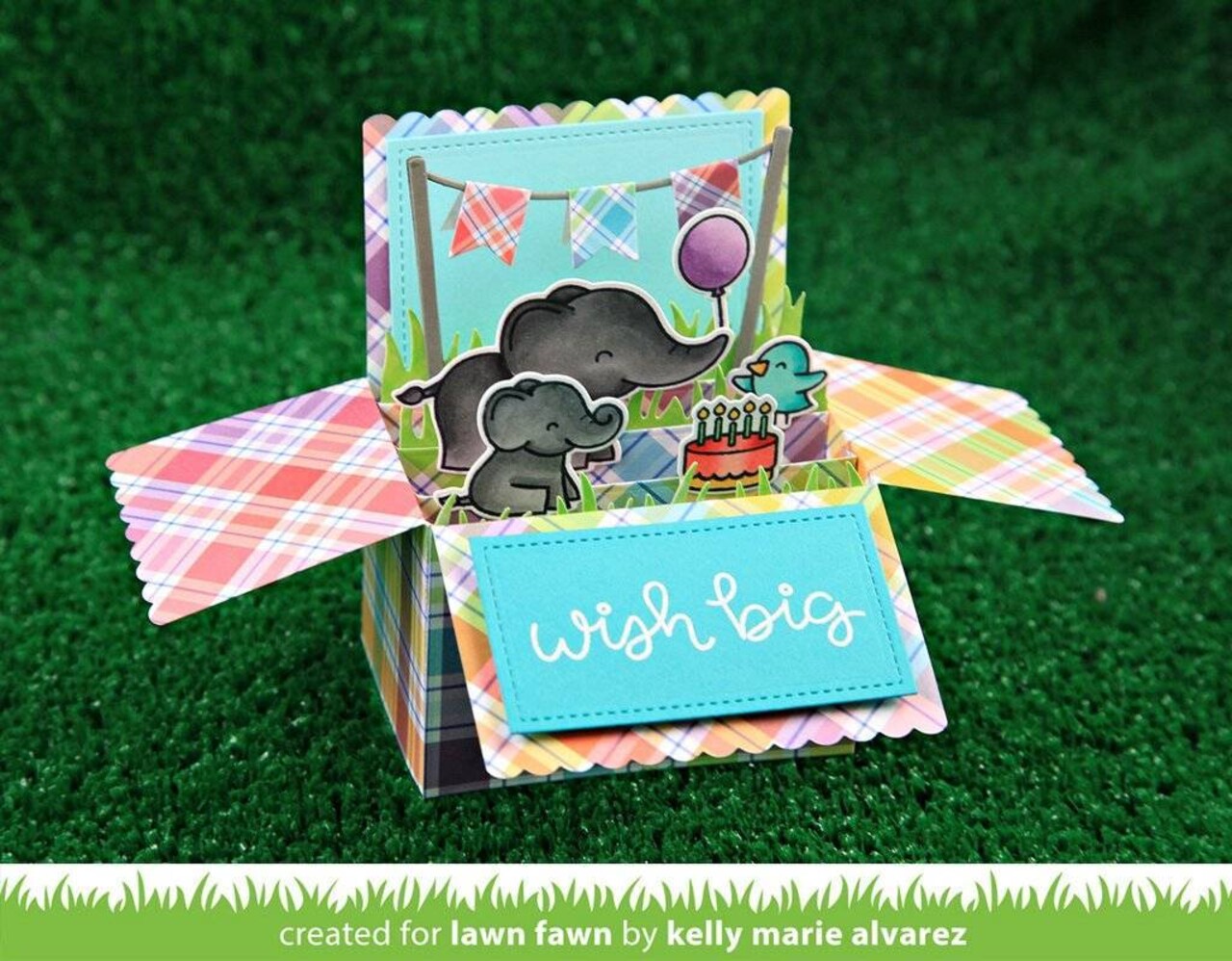 Lawn Fawn Scalloped Box Card Pop-Up Dies (LF1376)