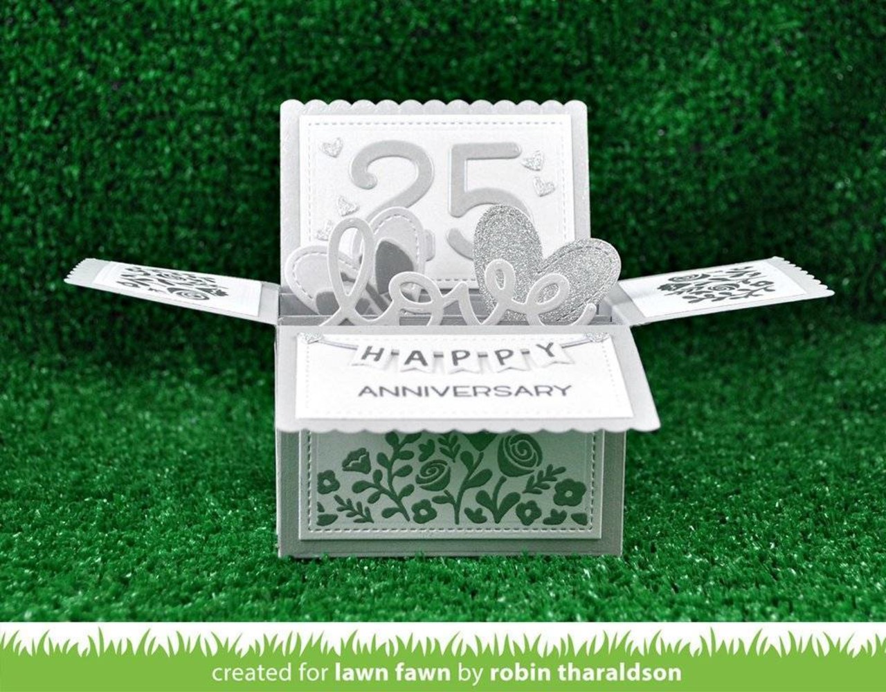 Lawn Fawn Scalloped Box Card Pop-Up Dies (LF1376)