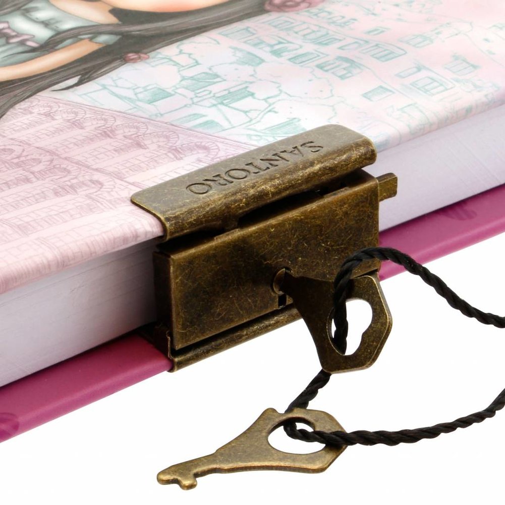 Gorjuss Rosebud Lockable Notebook (577GJ10)