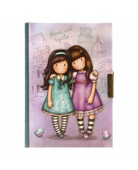 Gorjuss Friends Walk Together Lockable Notebook (577GJ09)