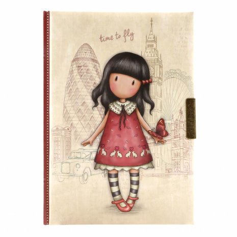 Gorjuss Time To Fly Lockable Notebook (577GJ12)
