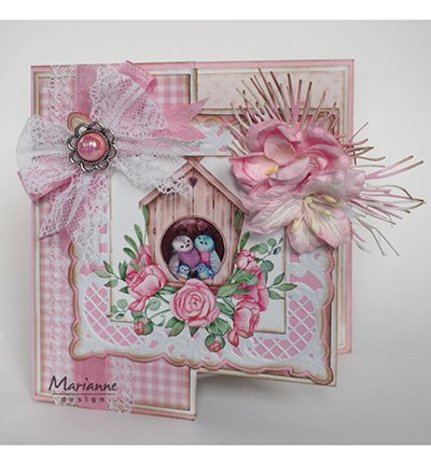 Marianne Design Creatable Anja's Vertical Folding Die Square (LR0571)