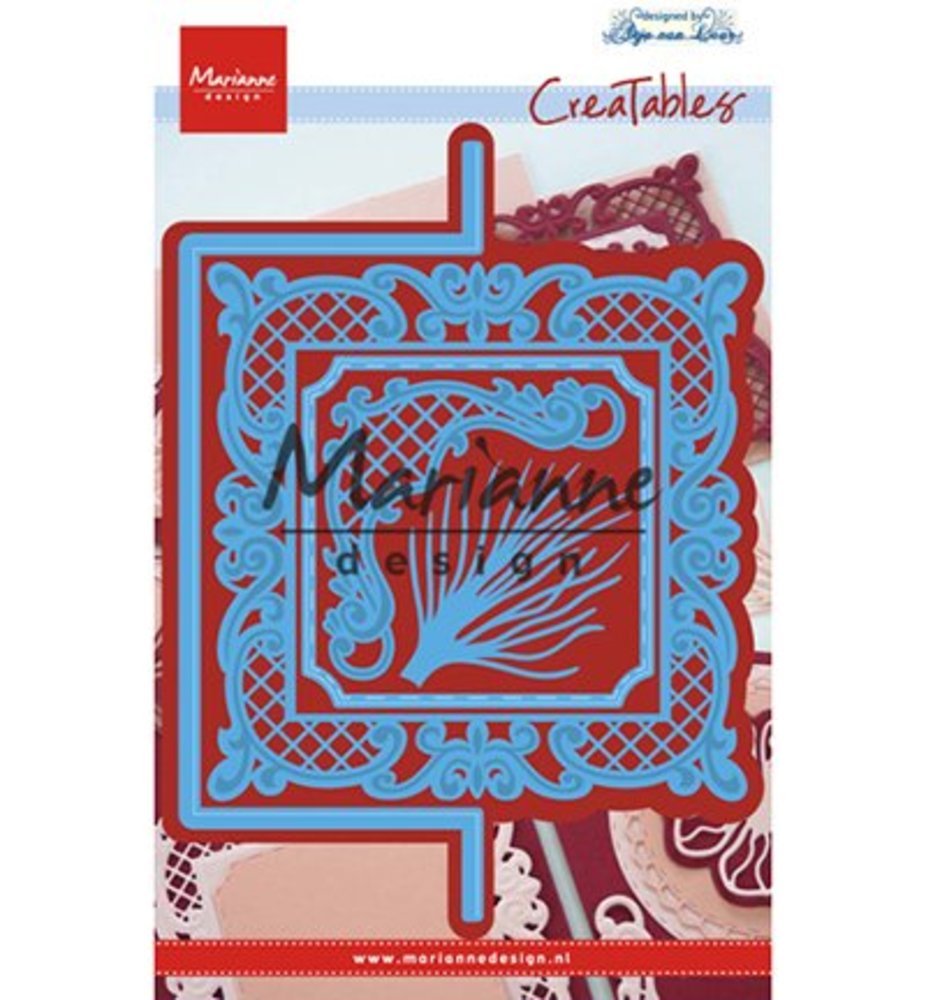 Marianne Design Creatable Anja's Vertical Folding Die Square (LR0571)