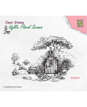 Nellie Snellen Scene With Old House Clear Stamp (IFS012)