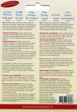 Marianne Design Creatable Merry Christmas (LR0225) Marianne Design Creatable Merry Christmas (LR0225)