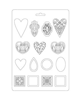 Stamperia Soft Maxi Mould Jewelry (K3PTA450) Stamperia Soft Maxi Mould Jewelry (K3PTA450)