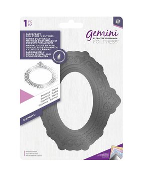 Gemini Foil Stamp ‘N’ Cut Die Provence Frame (GEM-FSC-ELE-PROFR) Gemini Foil Stamp ‘N’ Cut Die Provence Frame (GEM-FSC-ELE-PROFR)