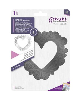 Gemini Foil Stamp ‘N’ Cut Die Biarritz Frame (GEM-FSC-ELE-BIAFR) Gemini Foil Stamp ‘N’ Cut Die Biarritz Frame (GEM-FSC-ELE-BIAFR)