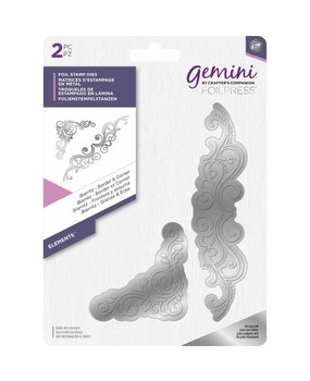 Gemini Foil Stamp Die Biarritz Border & Corner (GEM-FS-ELE-BIABC) Gemini Foil Stamp Die Biarritz Border & Corner (GEM-FS-ELE-BIABC)