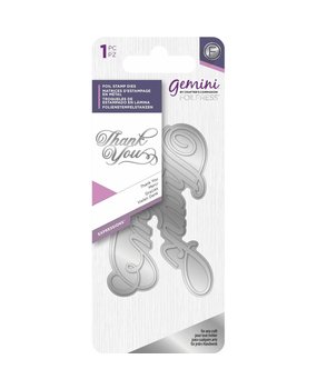 Gemini Foil Stamp Die Thank You (GEM-FS-EXP-THANK)