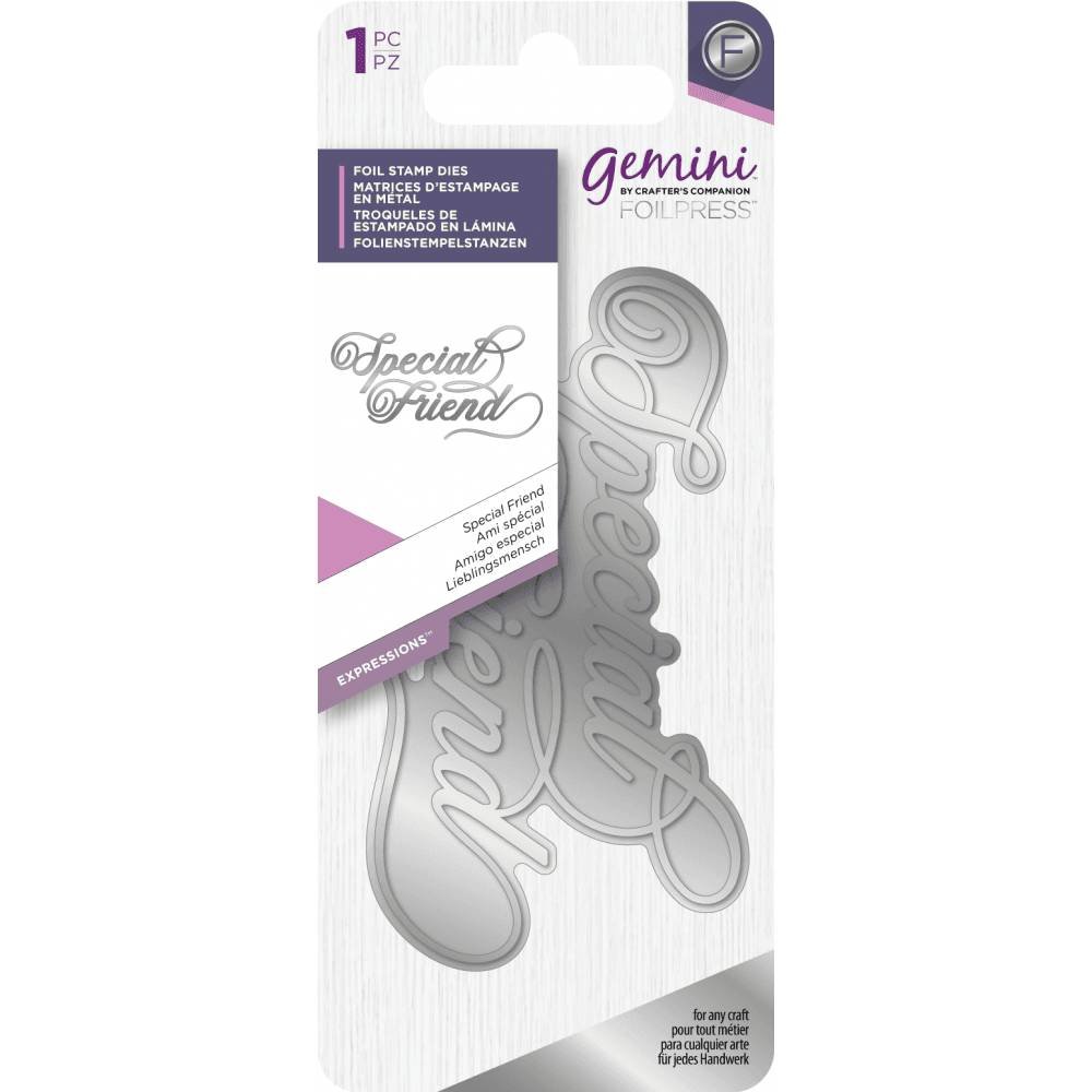 Gemini Foil Stamp Die Special Friend (GEM-FS-EXP-SPECF)