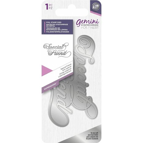 Gemini Foil Stamp Die Special Friend (GEM-FS-EXP-SPECF)