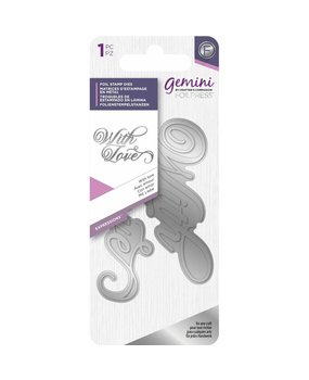 Gemini Foil Stamp Die With Love (GEM-FS-EXP-WLOV)