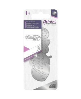 Gemini Foil Stamp Die Wedding (GEM-FS-EXP-WED) Gemini Foil Stamp Die Wedding (GEM-FS-EXP-WED)
