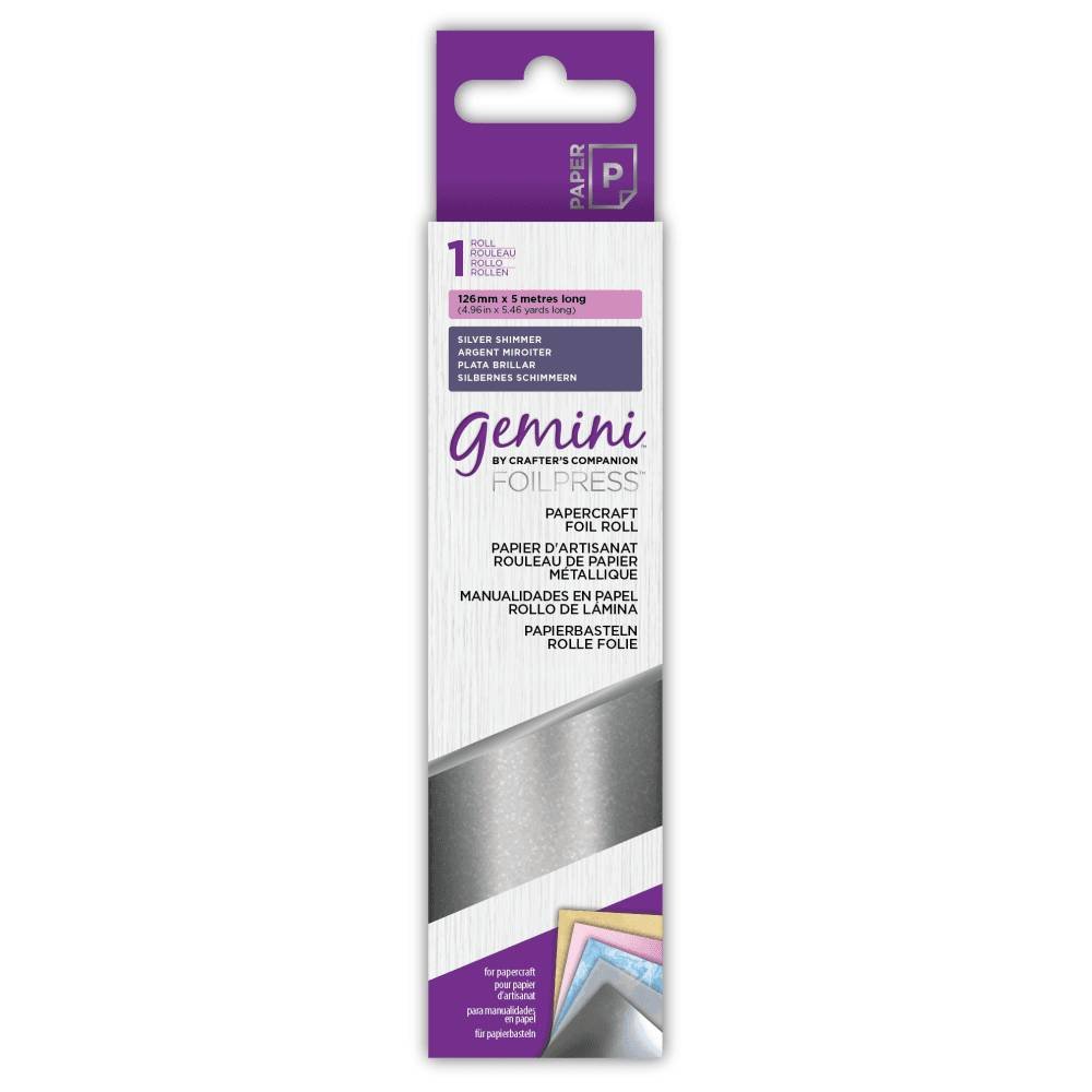 Gemini Papercraft Foil Silver Shimmer (GEM-FOIL-PC-SSH) Gemini Papercraft Foil Silver Shimmer (GEM-FOIL-PC-SSH)