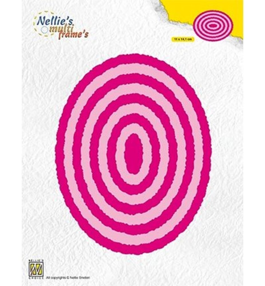 Nellie Snellen Multi Frame Photo Frames Ovals (MFD125) Nellie Snellen Multi Frame Photo Frames Ovals (MFD125)
