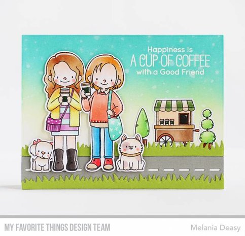 My Favorite Things Friends at First Sip Clear Stamps (BB-66)