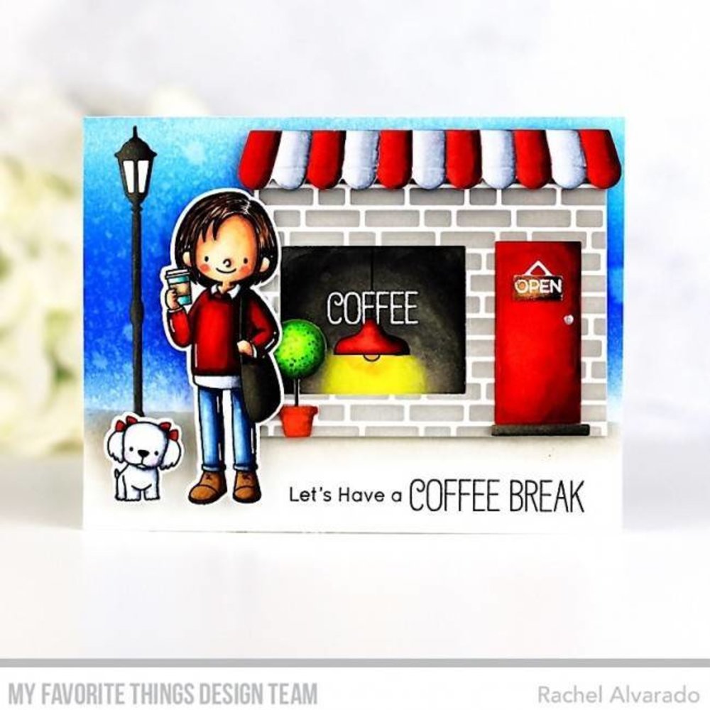 My Favorite Things Friends at First Sip Clear Stamps (BB-66)