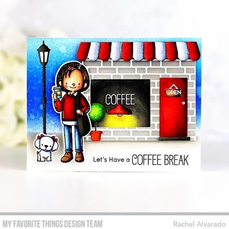 My Favorite Things Friends at First Sip Clear Stamps (BB-66)