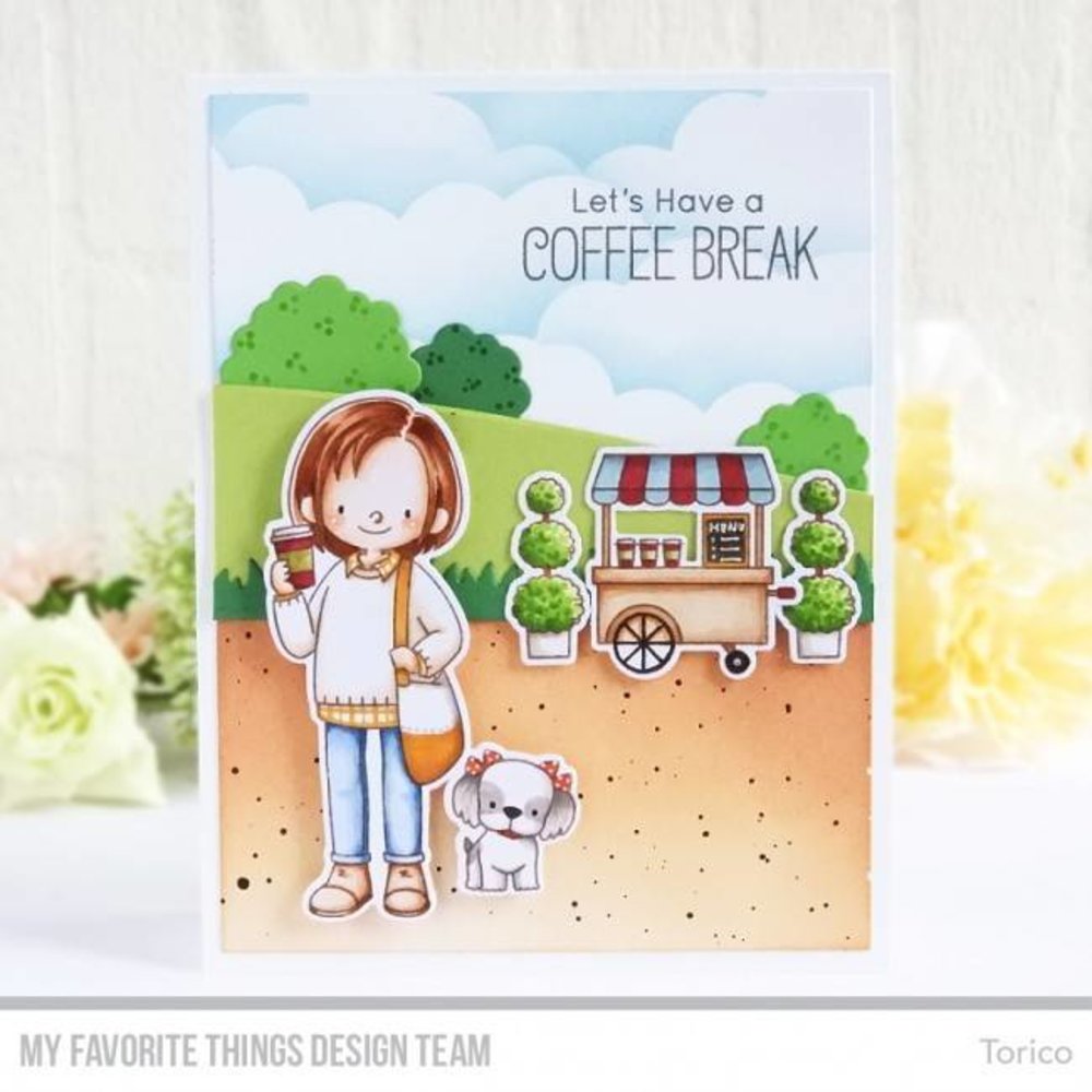 My Favorite Things Friends at First Sip Clear Stamps (BB-66)