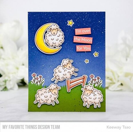 My Favorite Things Over the Moon for Ewe Clear Stamps (CS-360) My Favorite Things Over the Moon for Ewe Clear Stamps (CS-360)