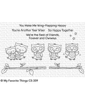 My Favorite Things Forever and Owlways Clear Stamps (CS-359)
