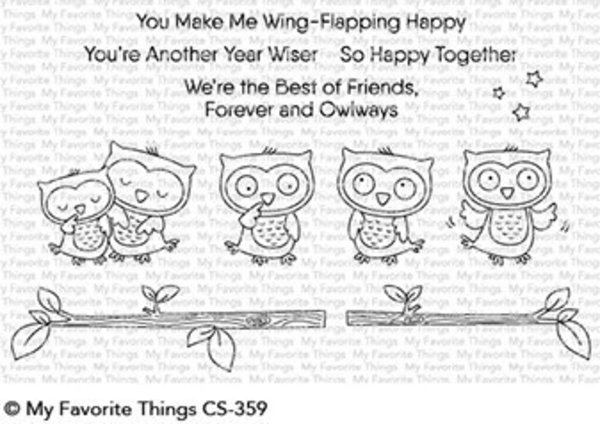 My Favorite Things Forever and Owlways Clear Stamps (CS-359)
