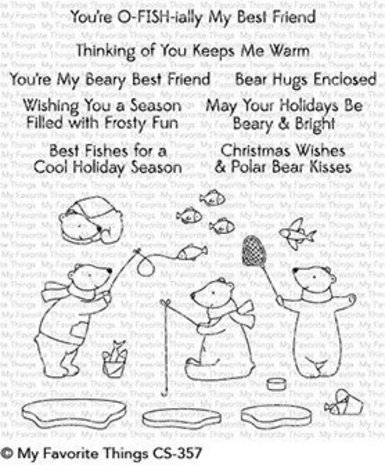My Favorite Things Beary Best Friends Clear Stamps (CS-357)