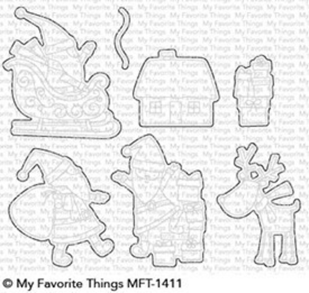 My Favorite Things Die-Namics Here Comes Santa Claus (MFT-1411) My Favorite Things Die-Namics Here Comes Santa Claus (MFT-1411)