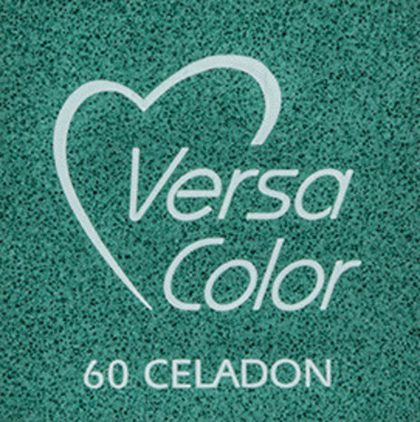 Tsukineko VersaColor 1 Inch Cube Ink Pad Celadon (VS-60)