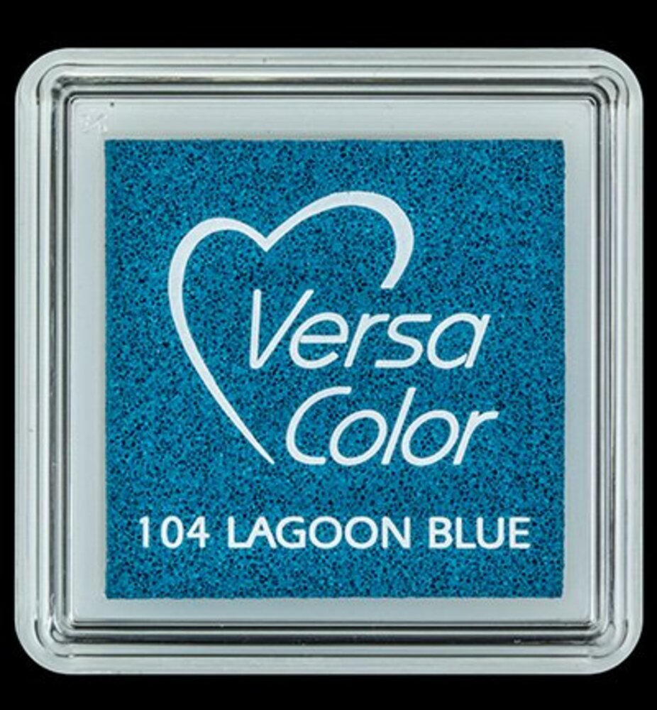 Tsukineko VersaColor 1 Inch Cube Ink Pad Lagoon Blue (VS-104)
